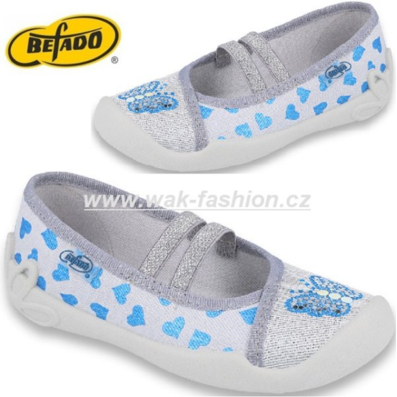 BALERÍNKY BEFADO BLANCA 114X358 VEL. 27 RŮŽOVÁ