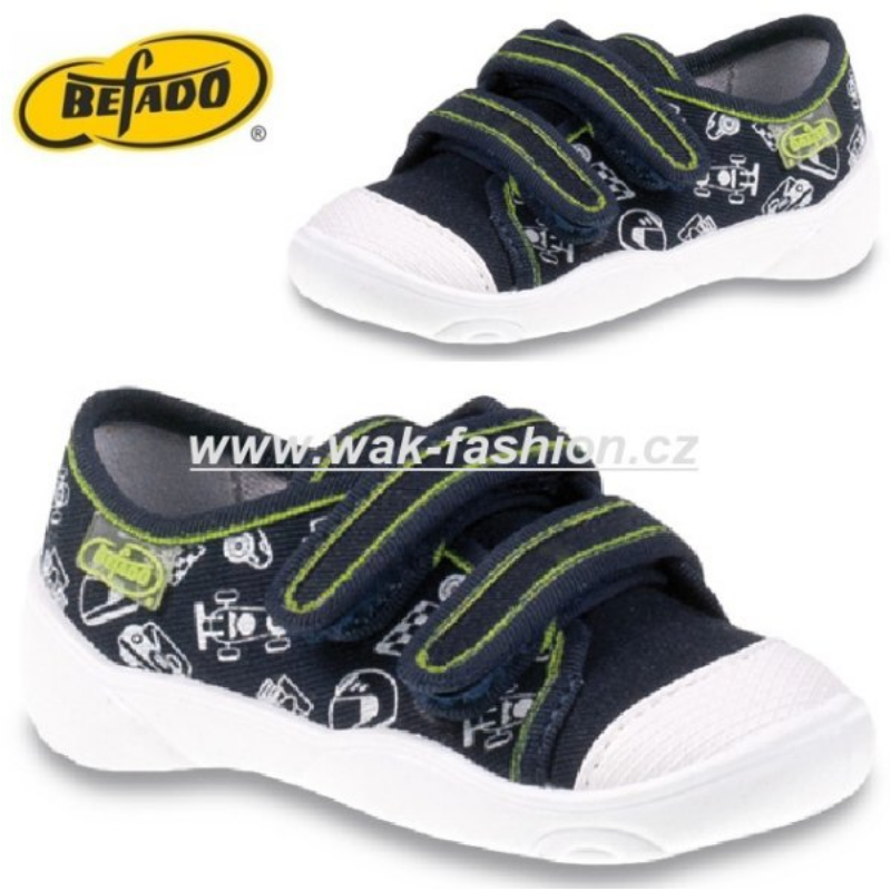CHLAPECKÉ TENISKY BEFADO MAXI 907P097 VEL. 26 ŠEDÁ