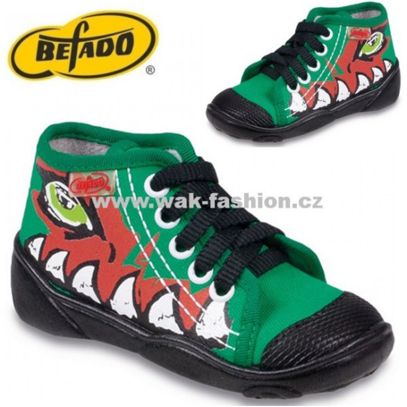 CHLAPECKÉ TENISKY BEFADO MAXI 218P039 VEL. 25 ZELENÁ