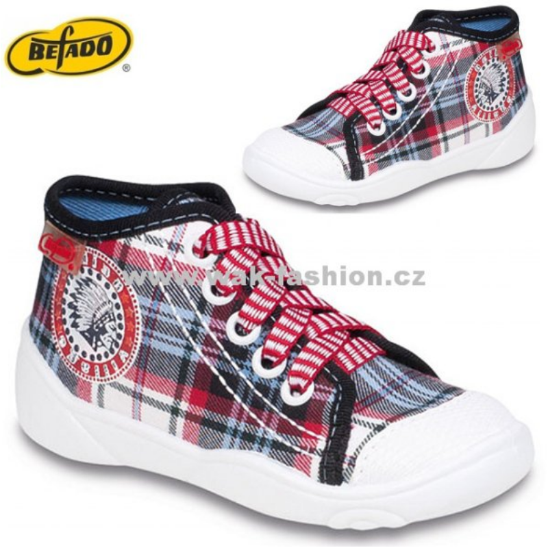 CHLAPECKÉ TENISKY BEFADO MAXI 218P035 VEL. 24 VÍCEBAREVNÉ