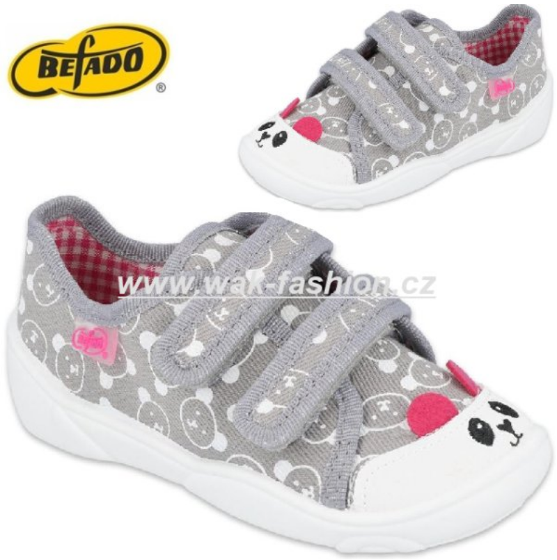 DÍVČÍ TENISKY BEFADO MAXI 907P130 VEL. 25 ŠEDÁ