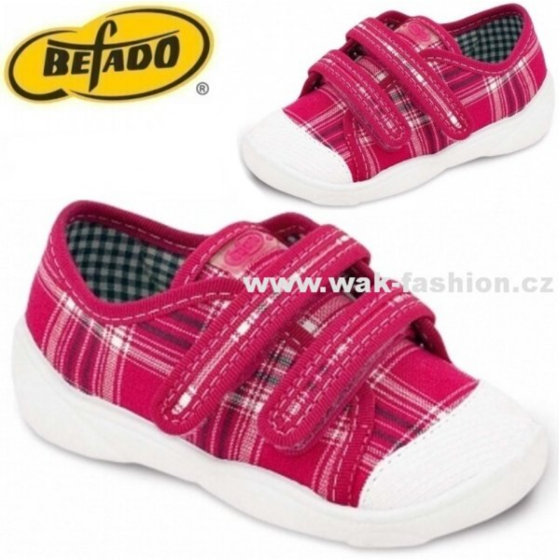 DÍVČÍ TENISKY BEFADO MAXI 907P048 VEL. 20 RŮŽOVÁ