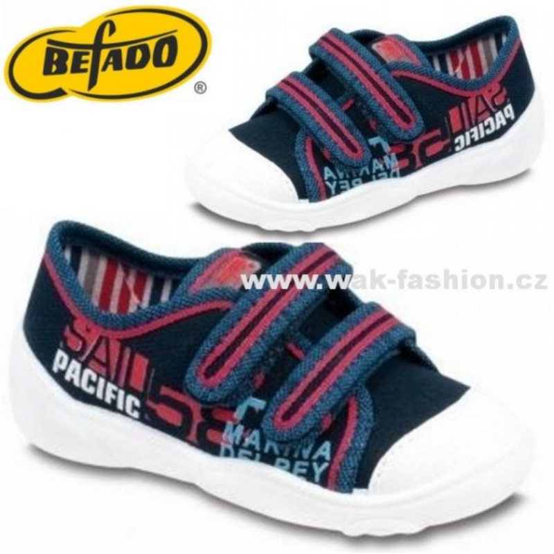 CHLAPECKÉ TENISKY BEFADO MAXI 907P054 VEL. 19 MODRÁ