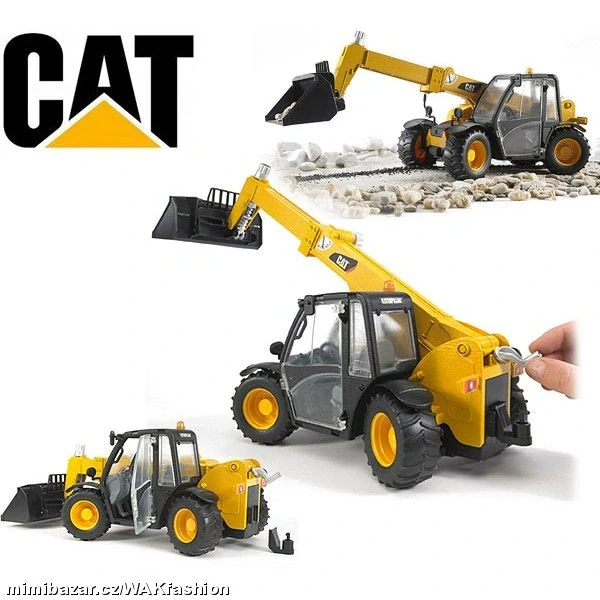 BRUDET NAKLADAČ CAT 02141 S VÝSUVNÝM RAMENEM