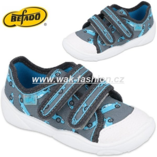 CHLAPECKÉ TENISKY BEFADO MAXI 907P132 VEL. 26 ŠEDÁ