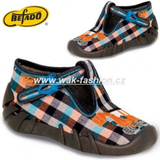 CHLAPECKÉ BAČKORY BEFADO SPEEDY 110P193 VEL. 25 VÍCEBAREVNÉ