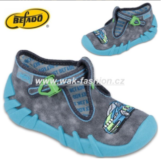 CHLAPECKÉ BAČKORY BEFADO SPEEDY 110P344 VEL. 24 ŠEDÁ