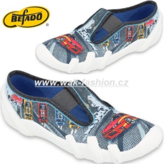 CHLAPECKÉ BAČKORY BEFADO SKATE 290Y230 VEL. 36 ŠEDÁ