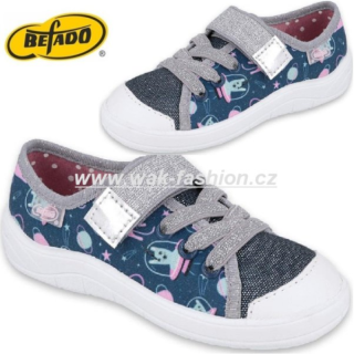 DÍVČÍ TENISKY BEFADO TIM 251X157 VEL. 29,30 MODRÁ
